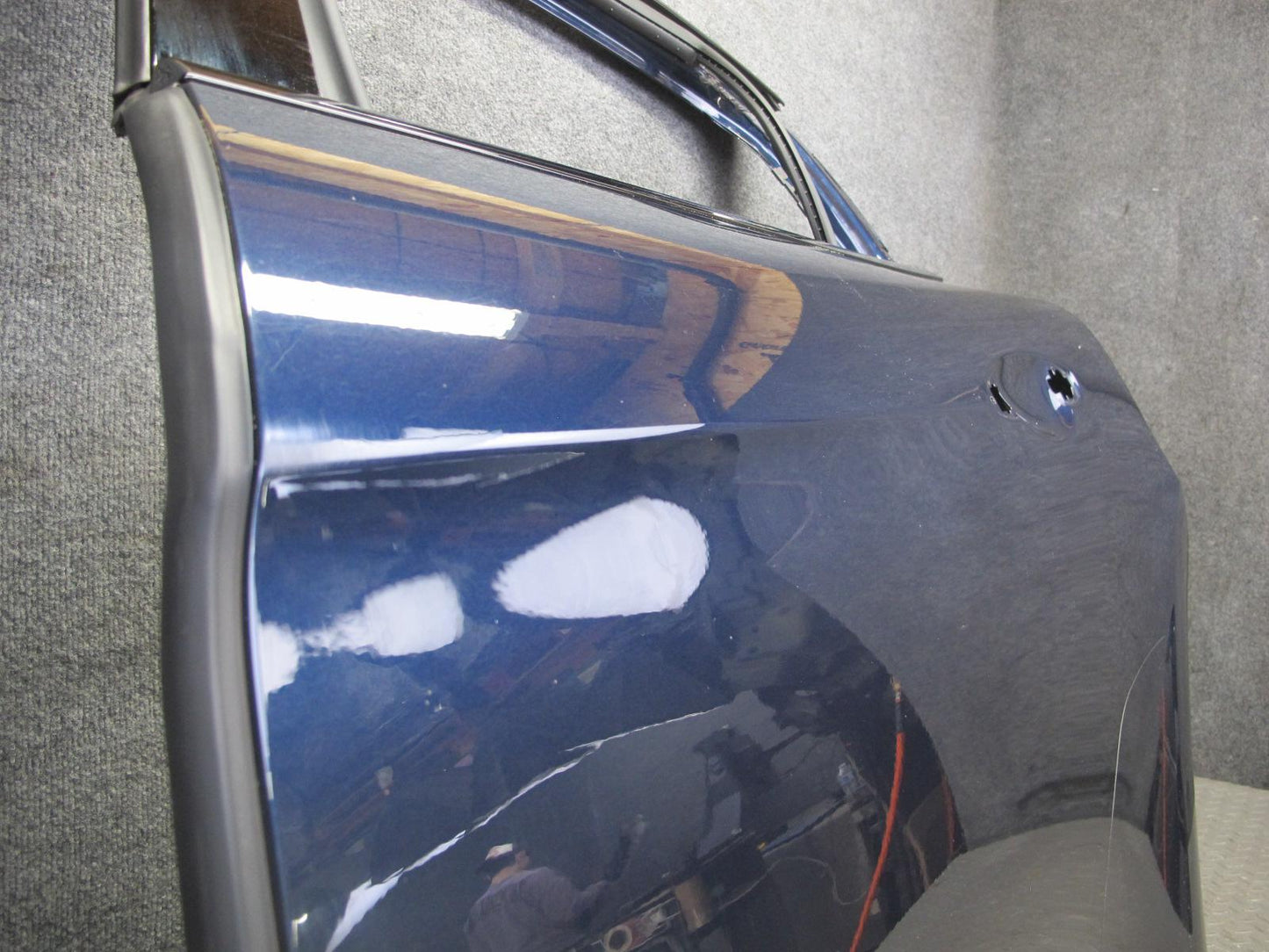 17-23 Porsche Panamera 971 Rear Left Door Shell Panel Night Blue Metallic