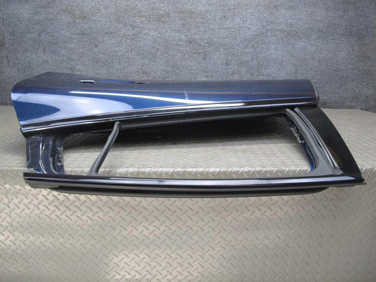 17-23 Porsche Panamera 971 Rear Left Door Shell Panel Night Blue Metallic
