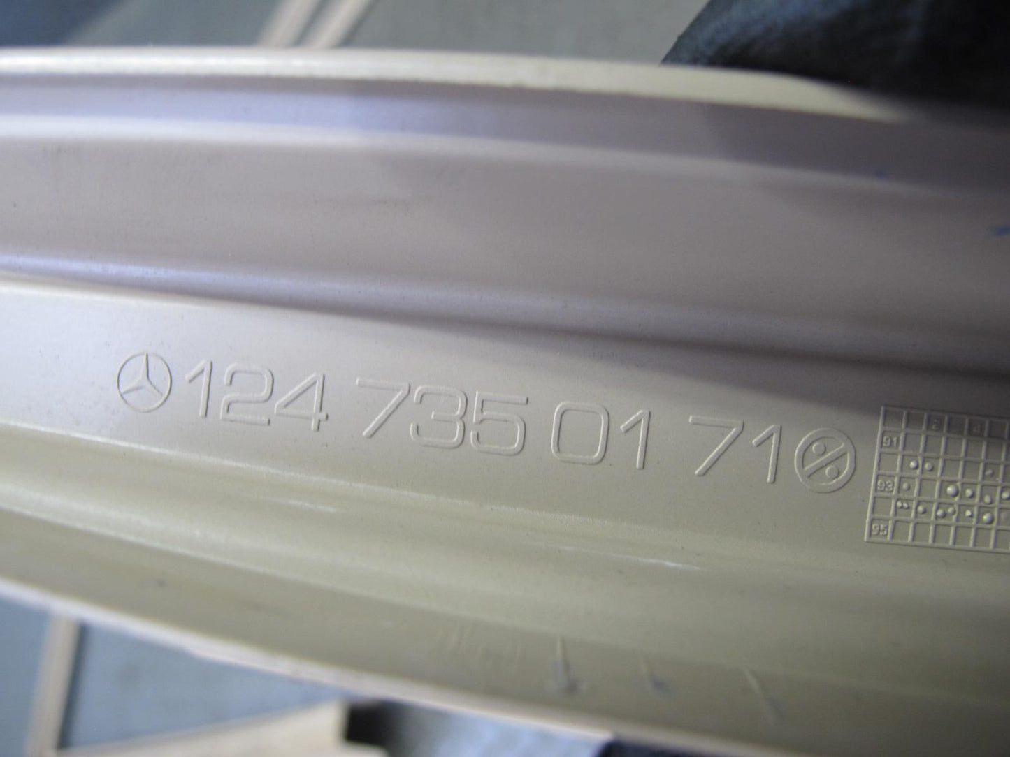 94-95 Mercedes W124 300D Sedan Set of 4 Front & Rear Door Window Frame Trim OEM