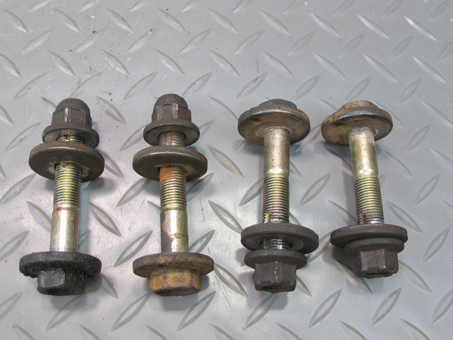 90-96 Nissan Z32 300ZX Set of 4 Rear Suspension Eccentric Adjust Camber Bolt OEM