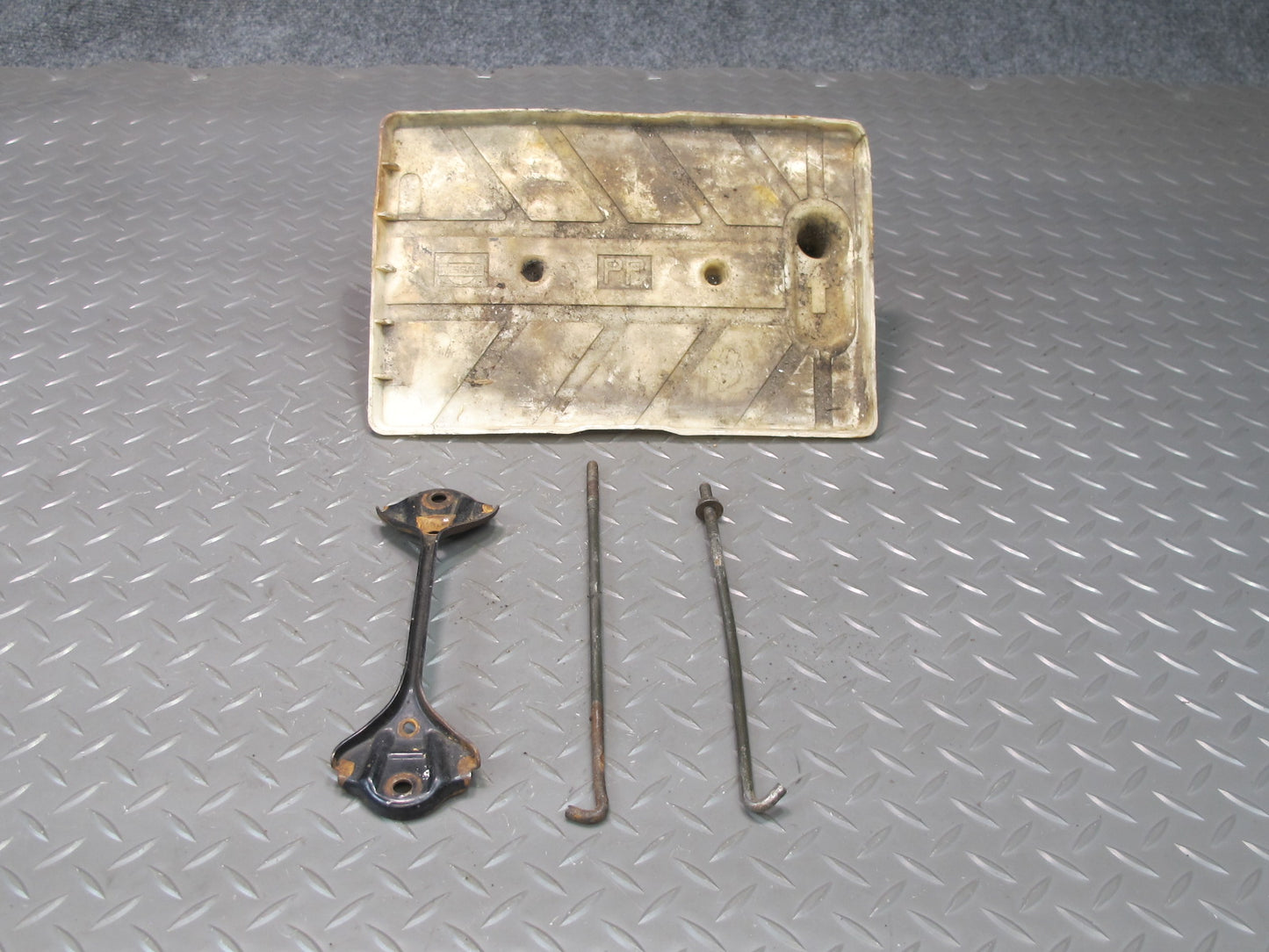 90-96 Nissan Z32 300ZX Battery Tray Support w Mounting Holders OEM