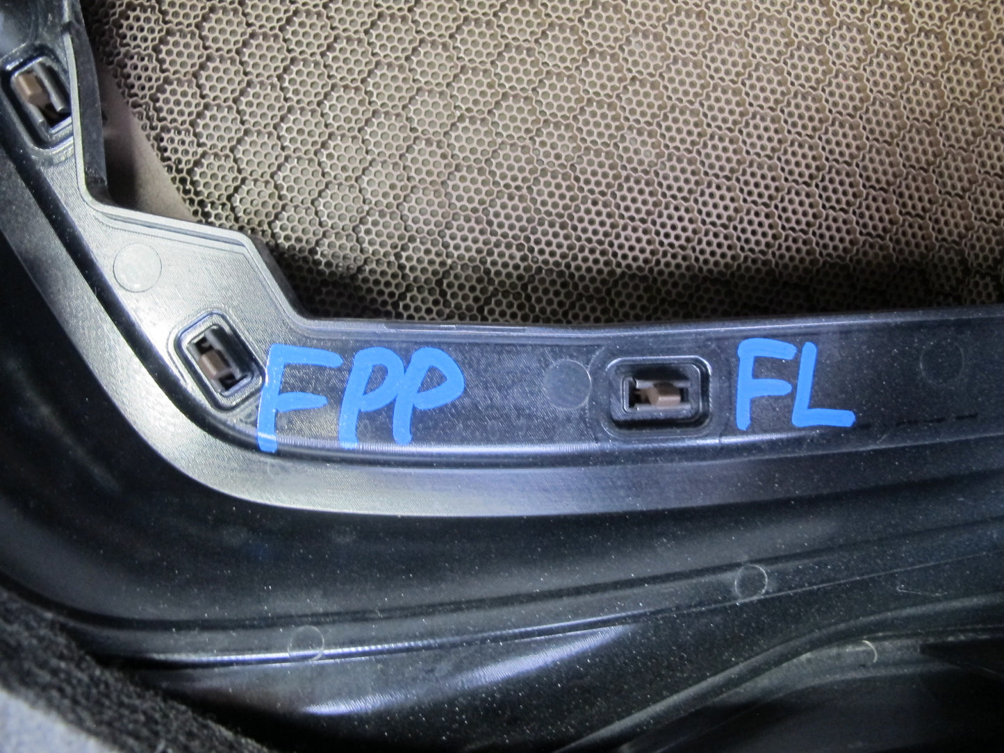 17-23 Porsche Panamera 971 Front Door Interior Trim Cover Panel Set Saddle Brown