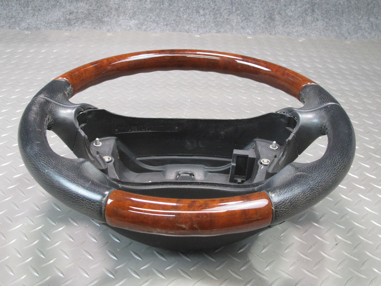 03-08 Mercedes R230 Sl-class Leather Wood Steering OEM