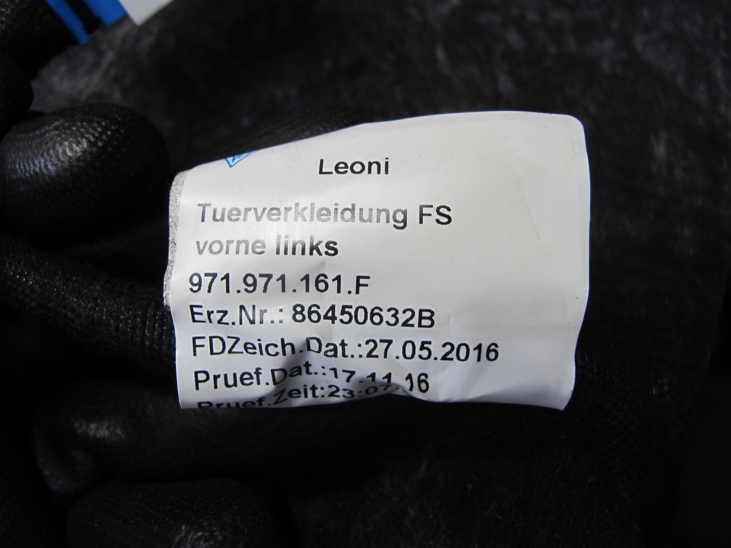 17-23 Porsche Panamera 971 Front Door Interior Trim Cover Panel Set Saddle Brown