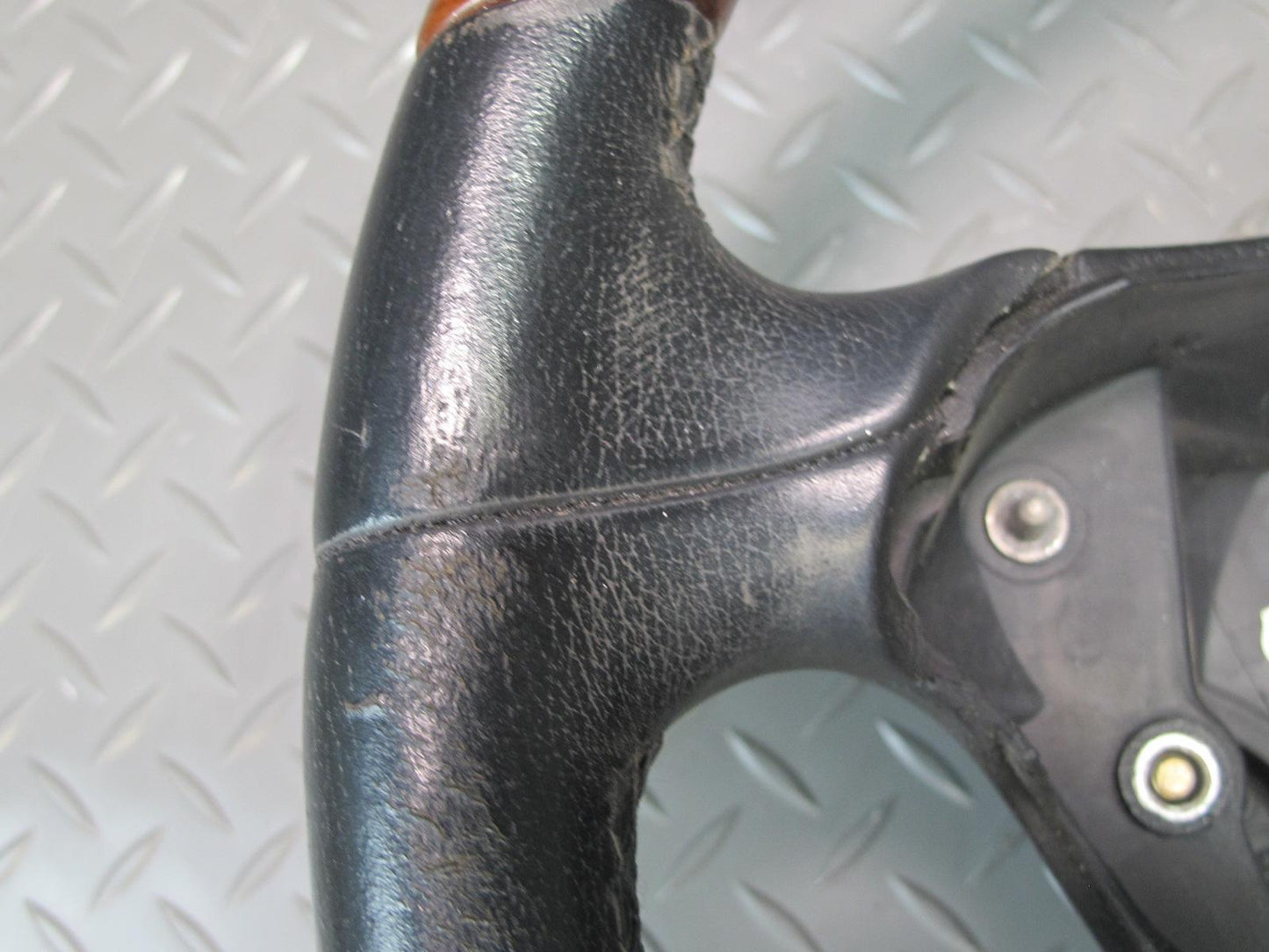 03-08 Mercedes R230 Sl-class Leather Wood Steering OEM