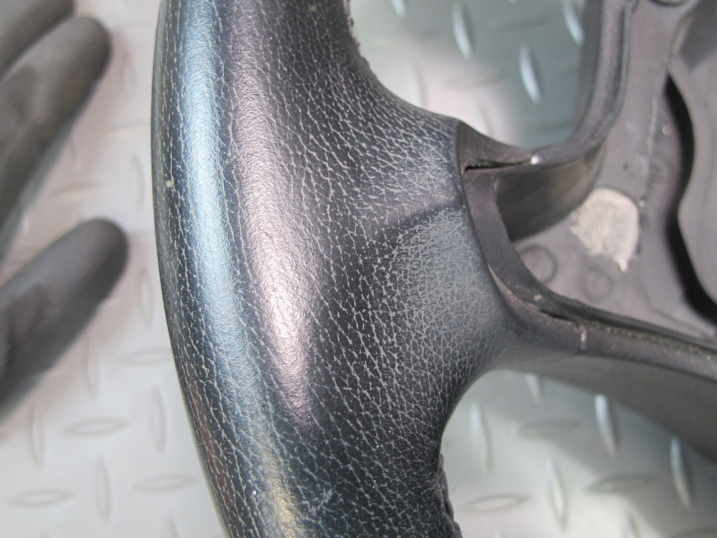 03-08 Mercedes R230 Sl-class Leather Wood Steering OEM