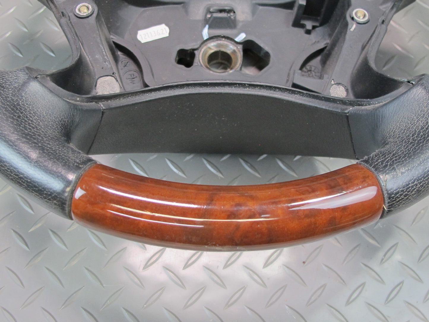 03-08 Mercedes R230 Sl-class Leather Wood Steering OEM