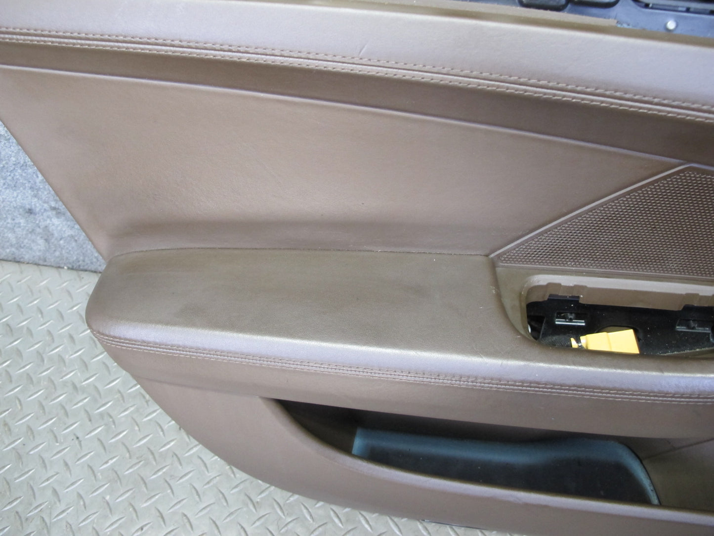 17-23 Porsche Panamera 971 Front Door Interior Trim Cover Panel Set Saddle Brown