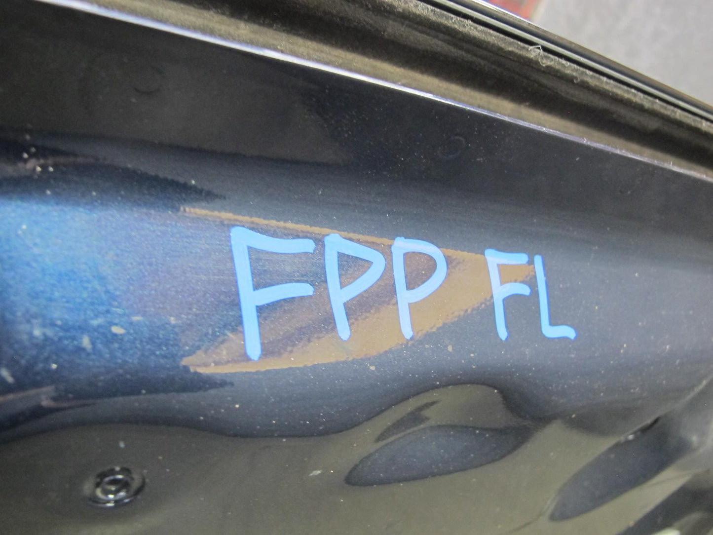 17-23 Porsche Panamera 971 Front Left Door Shell Panel Night Blue Metallic