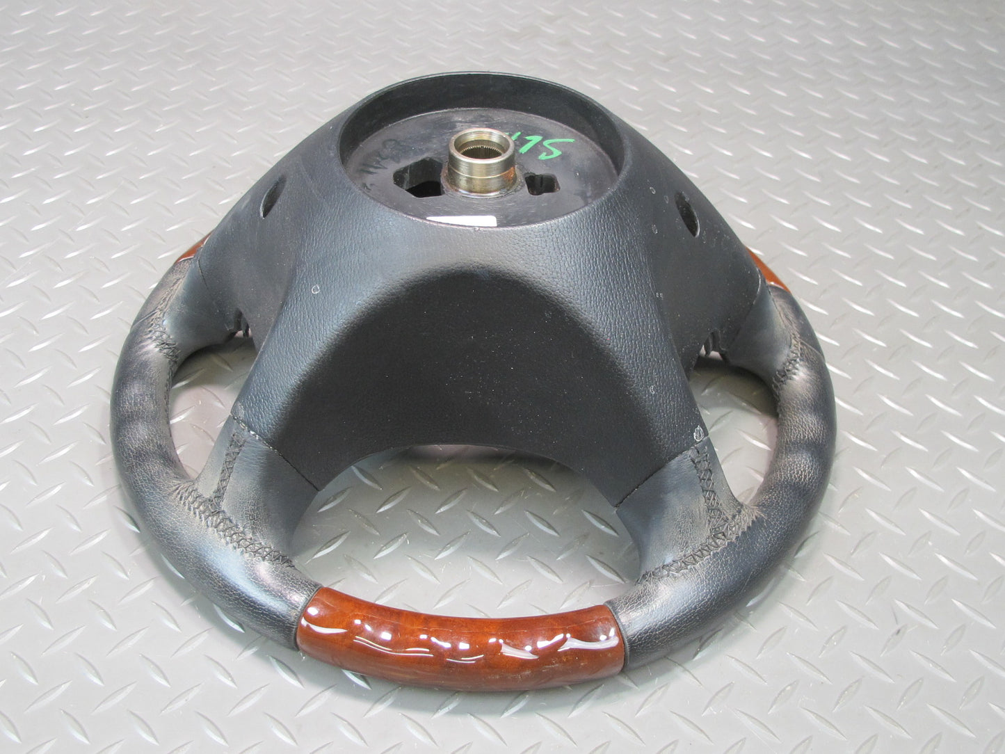 03-08 Mercedes R230 Sl-class Leather Wood Steering OEM