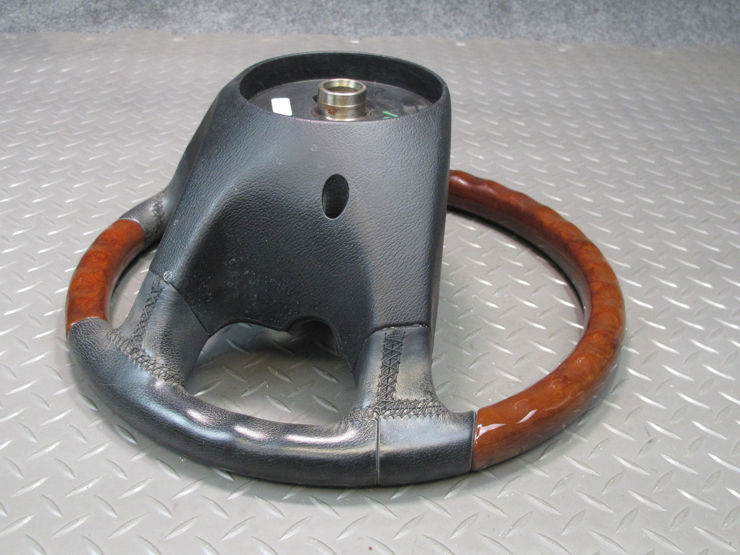 03-08 Mercedes R230 Sl-class Leather Wood Steering OEM