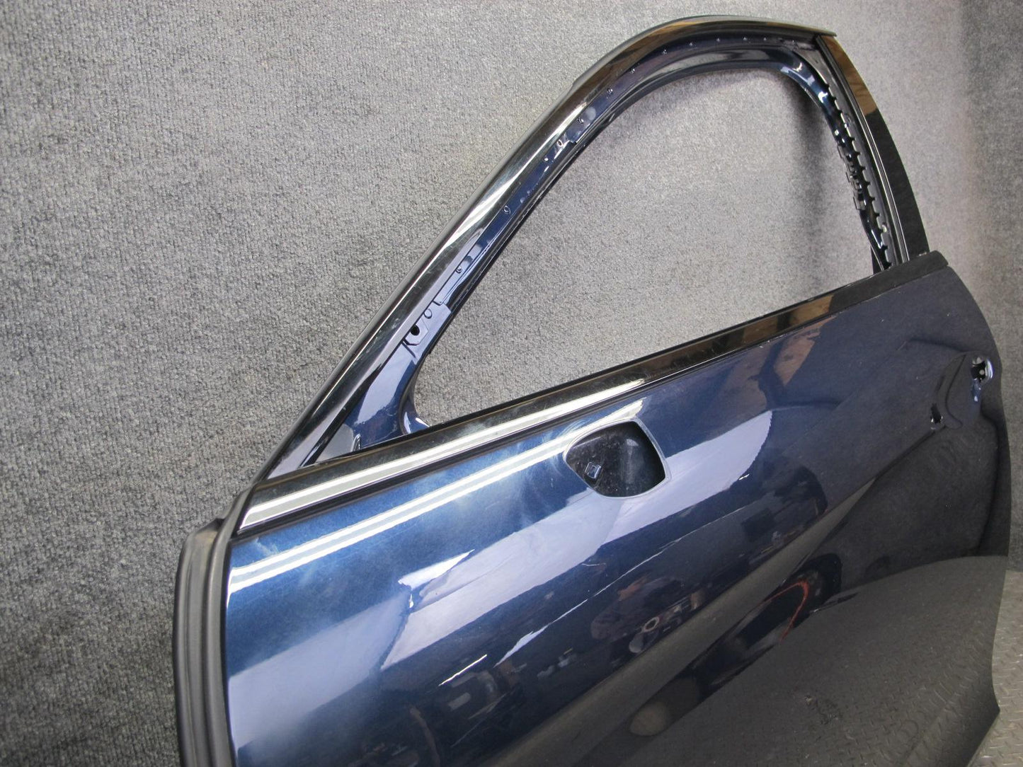 17-23 Porsche Panamera 971 Front Left Door Shell Panel Night Blue Metallic