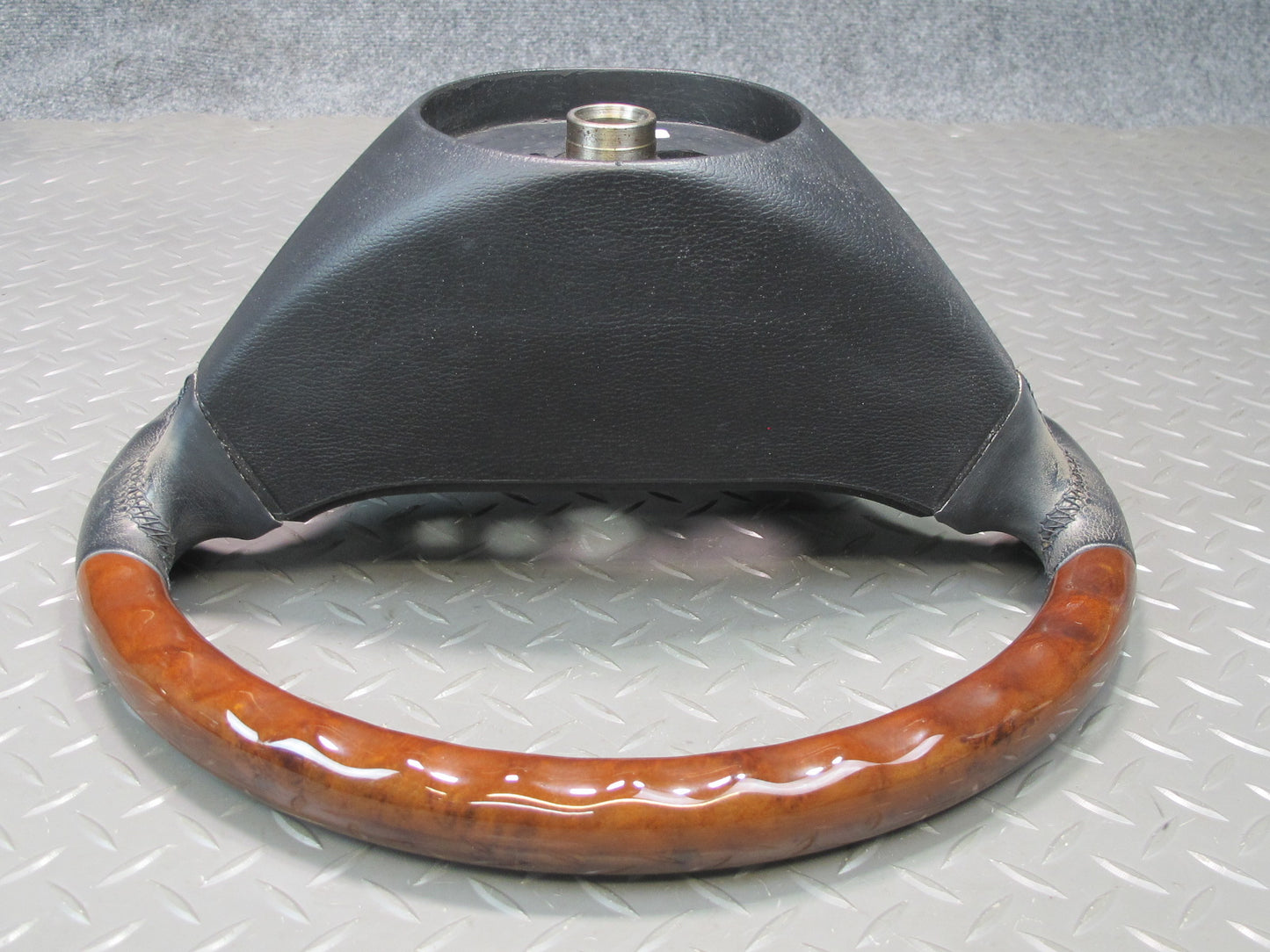 03-08 Mercedes R230 Sl-class Leather Wood Steering OEM