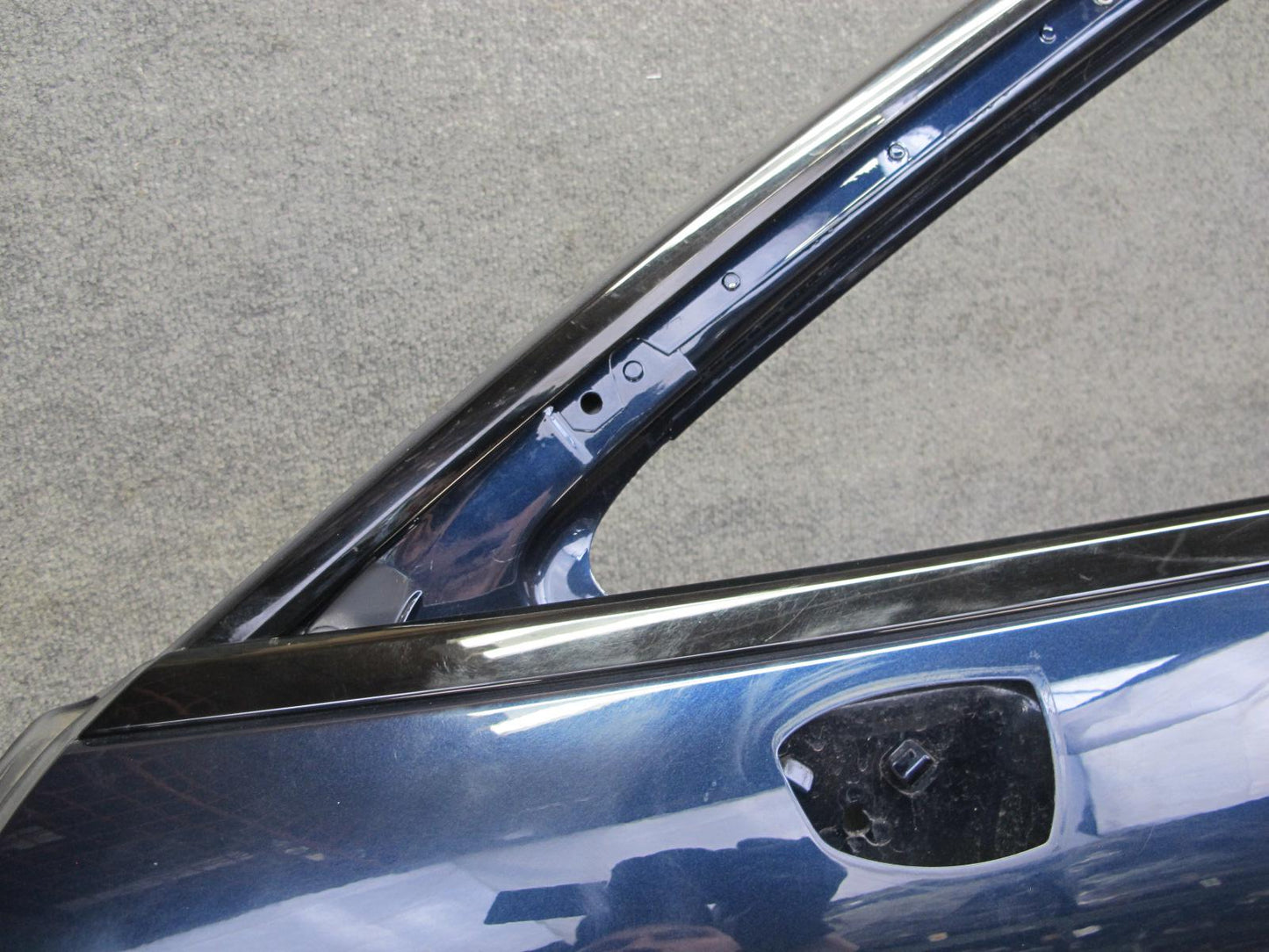 17-23 Porsche Panamera 971 Front Left Door Shell Panel Night Blue Metallic