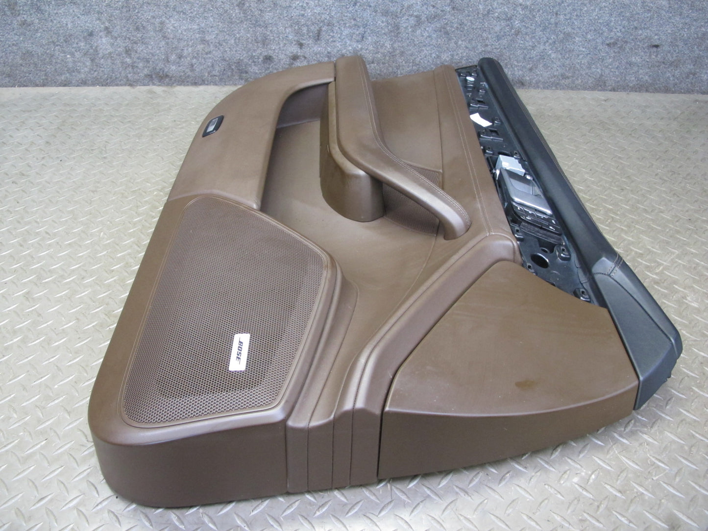 17-23 Porsche Panamera 971 Front Door Interior Trim Cover Panel Set Saddle Brown