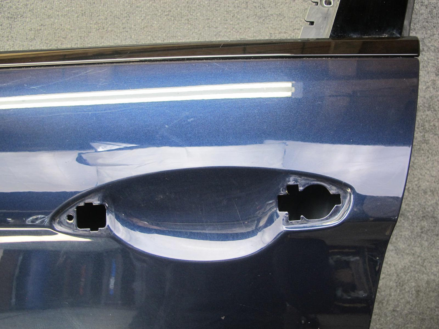 17-23 Porsche Panamera 971 Front Left Door Shell Panel Night Blue Metallic