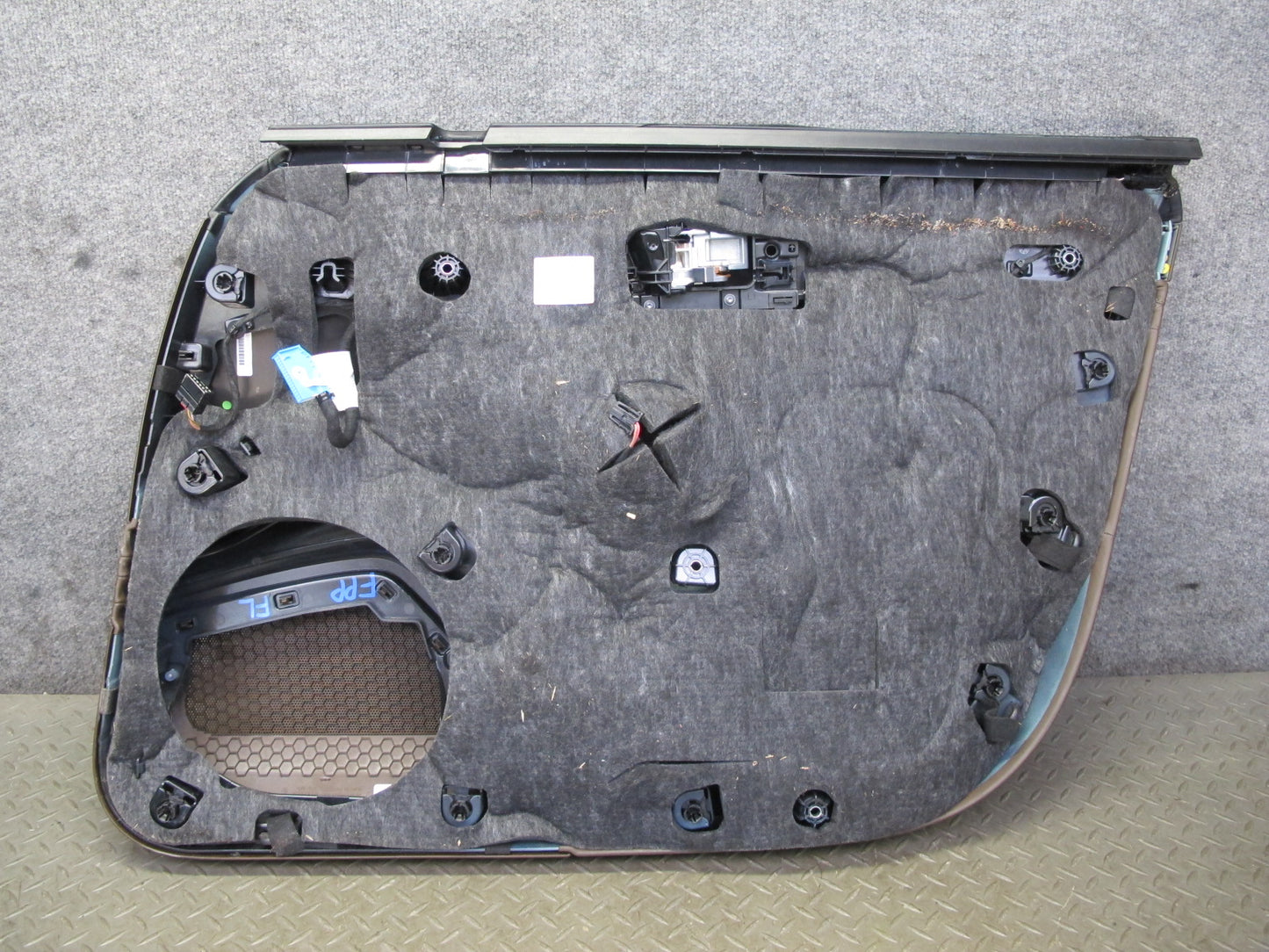 17-23 Porsche Panamera 971 Front Door Interior Trim Cover Panel Set Saddle Brown