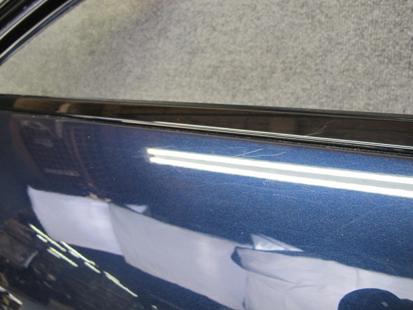 17-23 Porsche Panamera 971 Front Left Door Shell Panel Night Blue Metallic