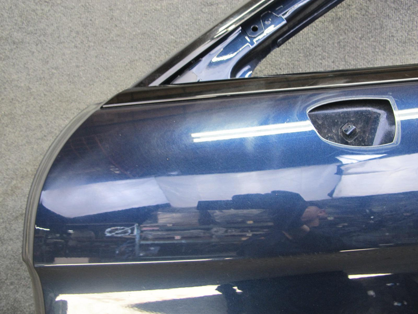 17-23 Porsche Panamera 971 Front Left Door Shell Panel Night Blue Metallic