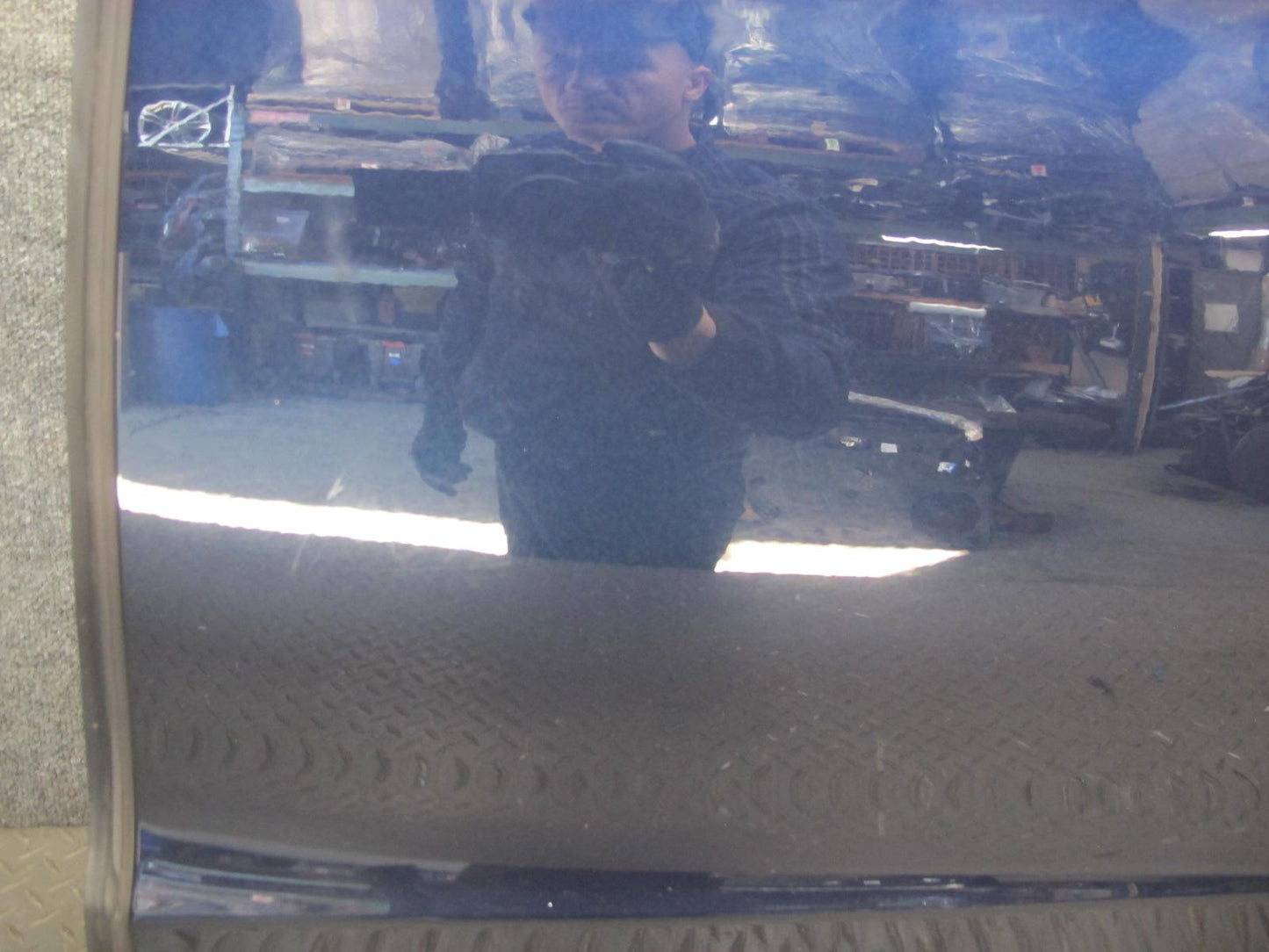 17-23 Porsche Panamera 971 Front Left Door Shell Panel Night Blue Metallic