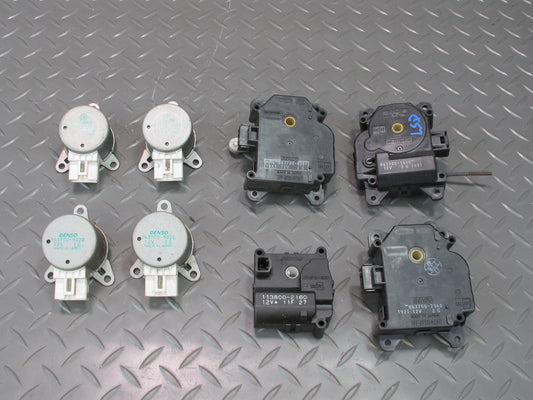 01-06 Lexus UCF30L LS430 Set of 8 A/C Heater Flap Door Actuator Motor OEM