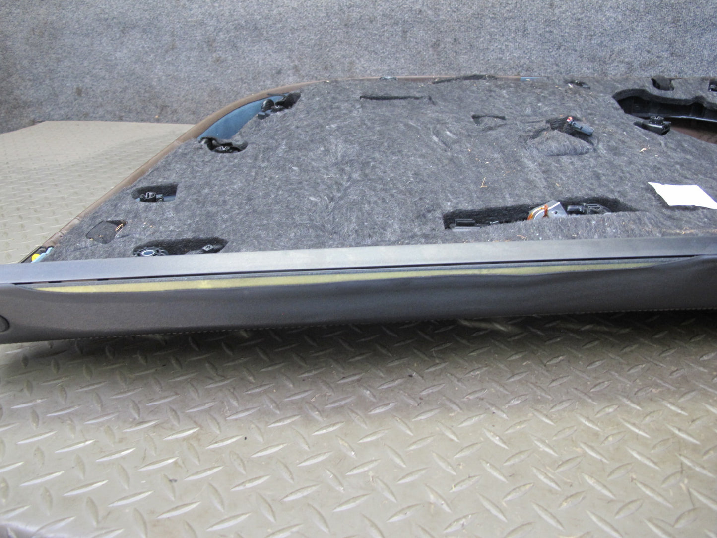 17-23 Porsche Panamera 971 Front Door Interior Trim Cover Panel Set Saddle Brown