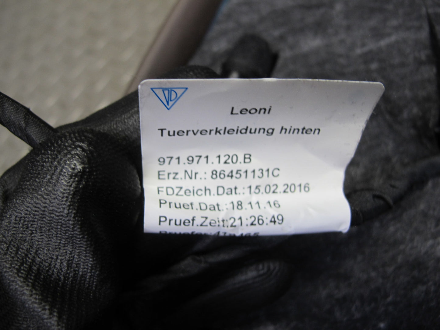 17-23 Porsche Panamera 971 Rear Door Interior Trim Cover Panel Set Saddle Brown