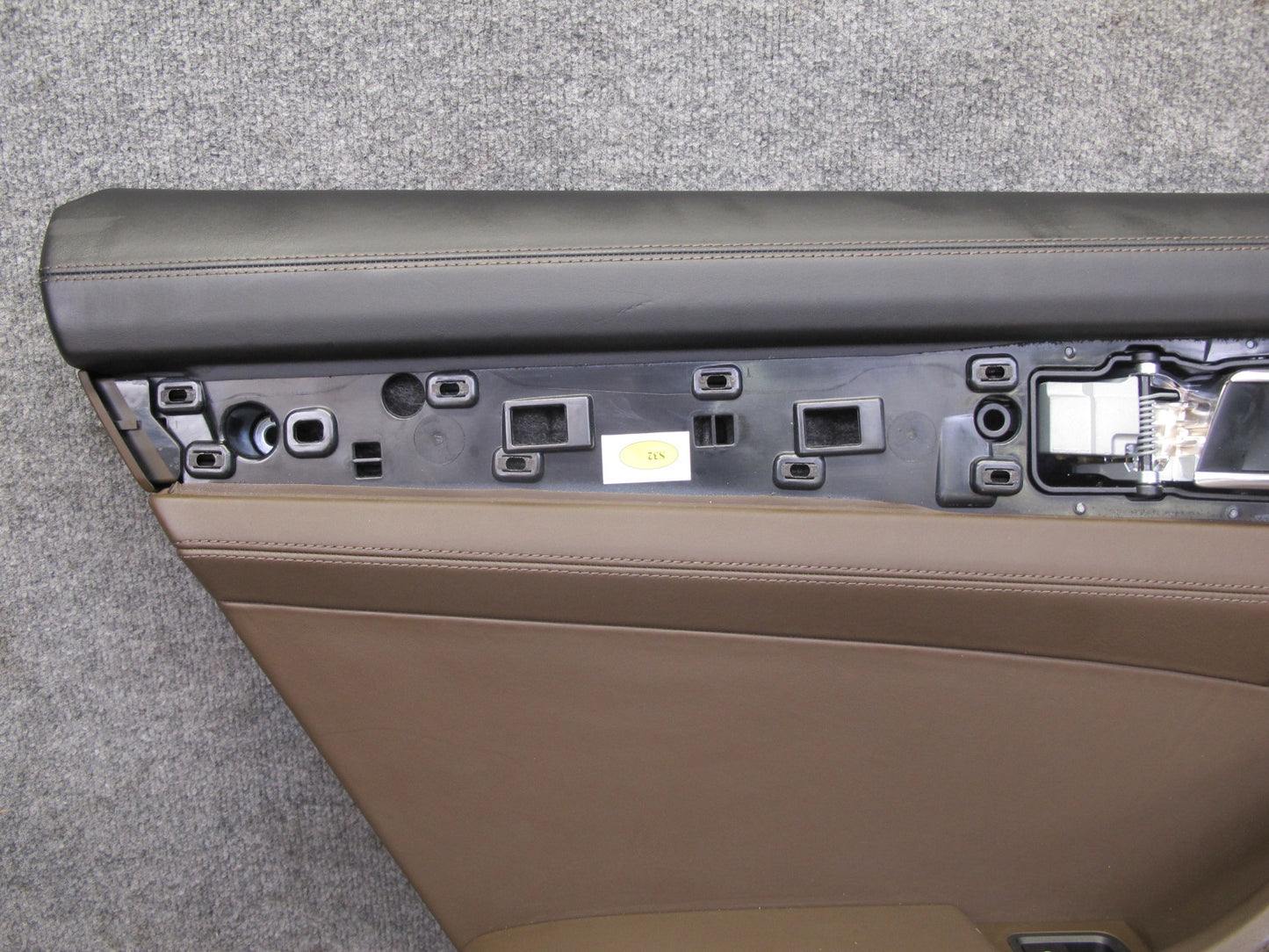 17-23 Porsche Panamera 971 Rear Door Interior Trim Cover Panel Set Saddle Brown