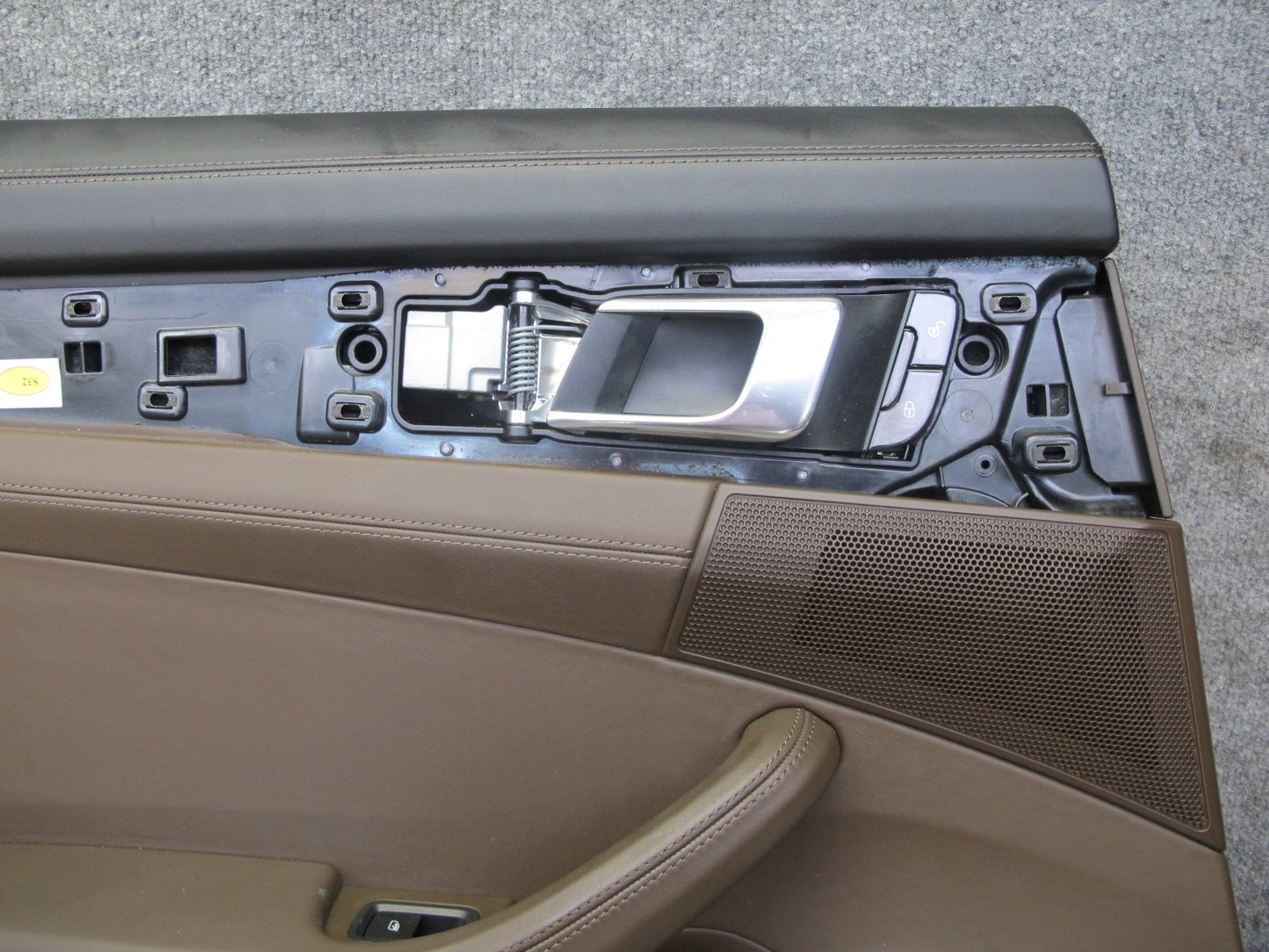 17-23 Porsche Panamera 971 Rear Door Interior Trim Cover Panel Set Saddle Brown