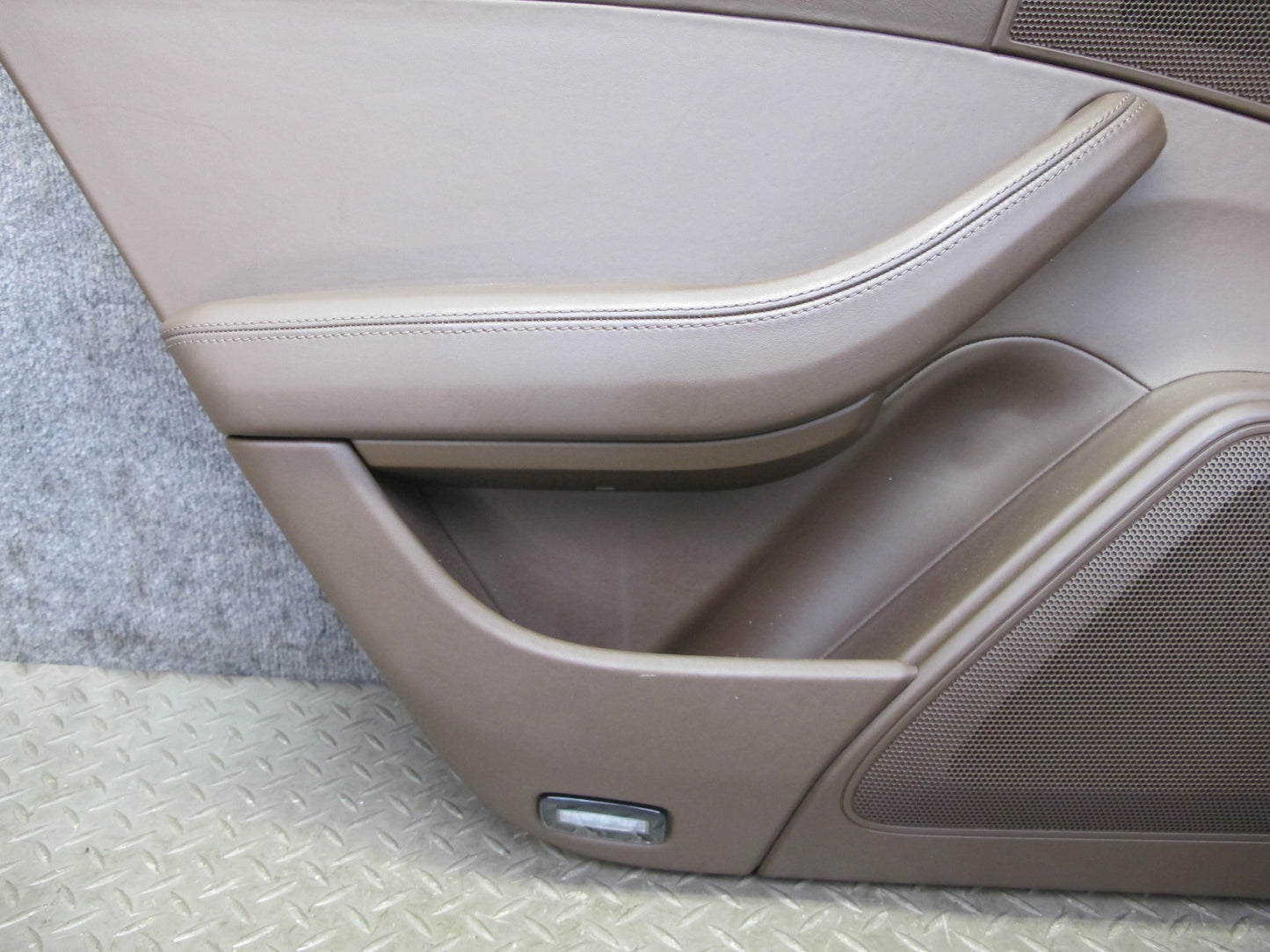 17-23 Porsche Panamera 971 Rear Door Interior Trim Cover Panel Set Saddle Brown