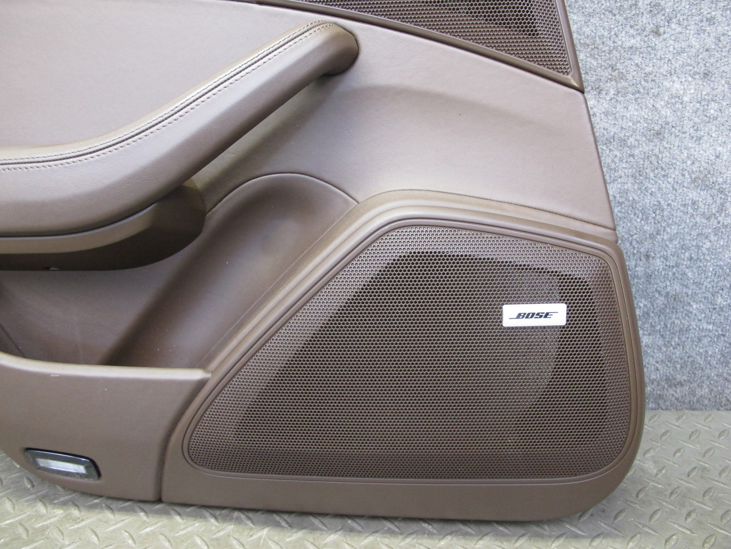 17-23 Porsche Panamera 971 Rear Door Interior Trim Cover Panel Set Saddle Brown