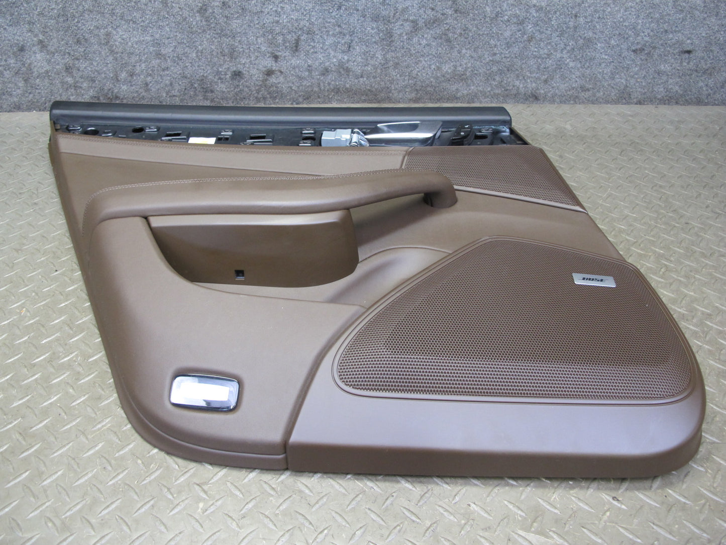 17-23 Porsche Panamera 971 Rear Door Interior Trim Cover Panel Set Saddle Brown