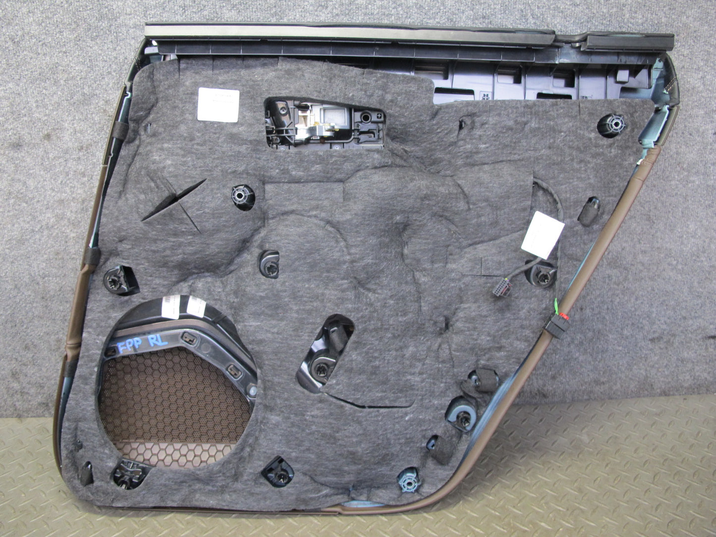 17-23 Porsche Panamera 971 Rear Door Interior Trim Cover Panel Set Saddle Brown