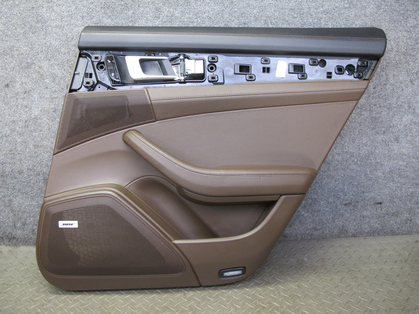 17-23 Porsche Panamera 971 Rear Door Interior Trim Cover Panel Set Saddle Brown