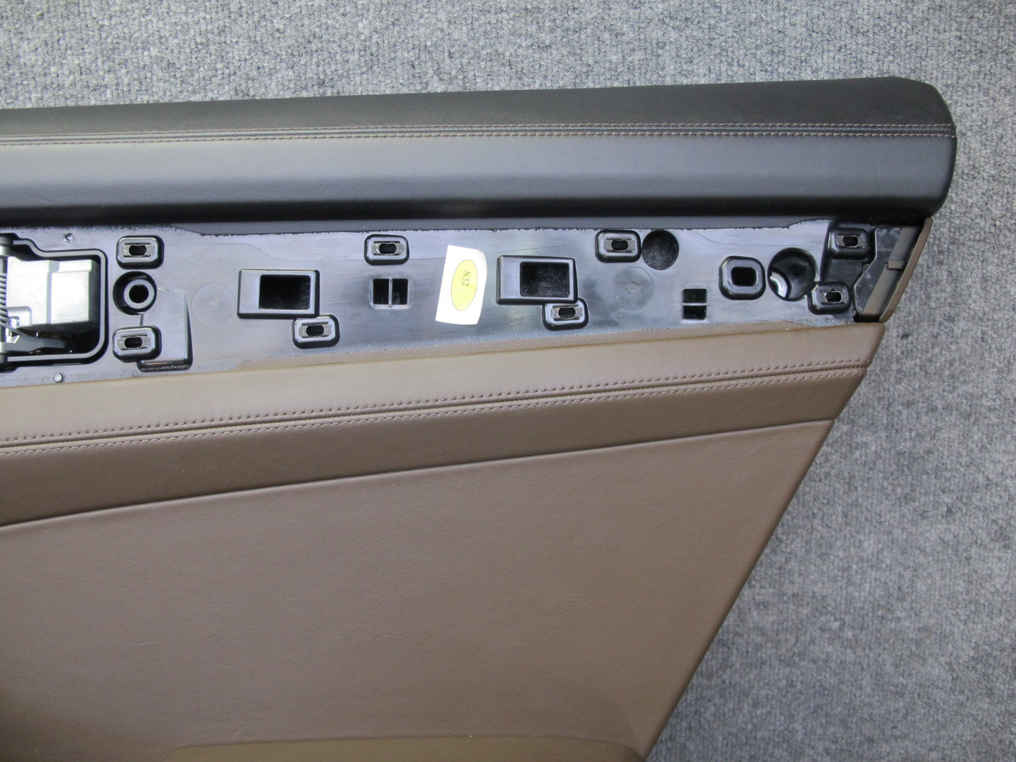 17-23 Porsche Panamera 971 Rear Door Interior Trim Cover Panel Set Saddle Brown