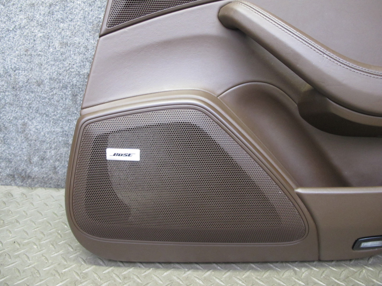 17-23 Porsche Panamera 971 Rear Door Interior Trim Cover Panel Set Saddle Brown