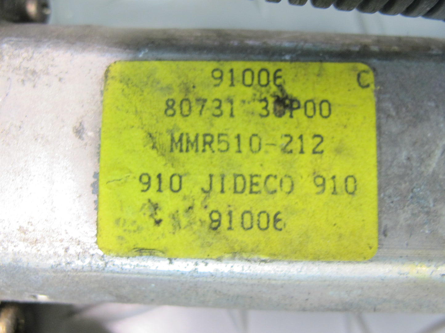 90-96 Nissan Z32 300ZX Coupe Left Driver Door Window Regulator w Motor OEM