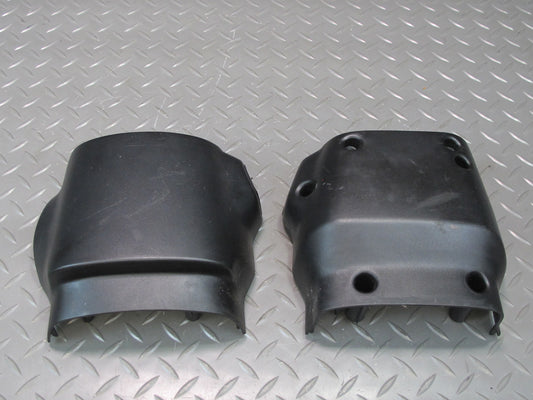 90-91 Nissan Z32 300ZX Steering Column Upper & Lower Trim Cover Panel Set OEM