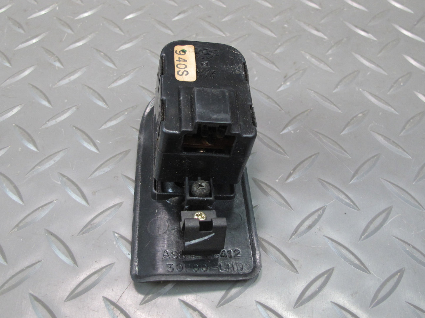 90-93 Nissan Z32 300ZX 2+2 Right Door Power Window Switch w Trim Black OEM