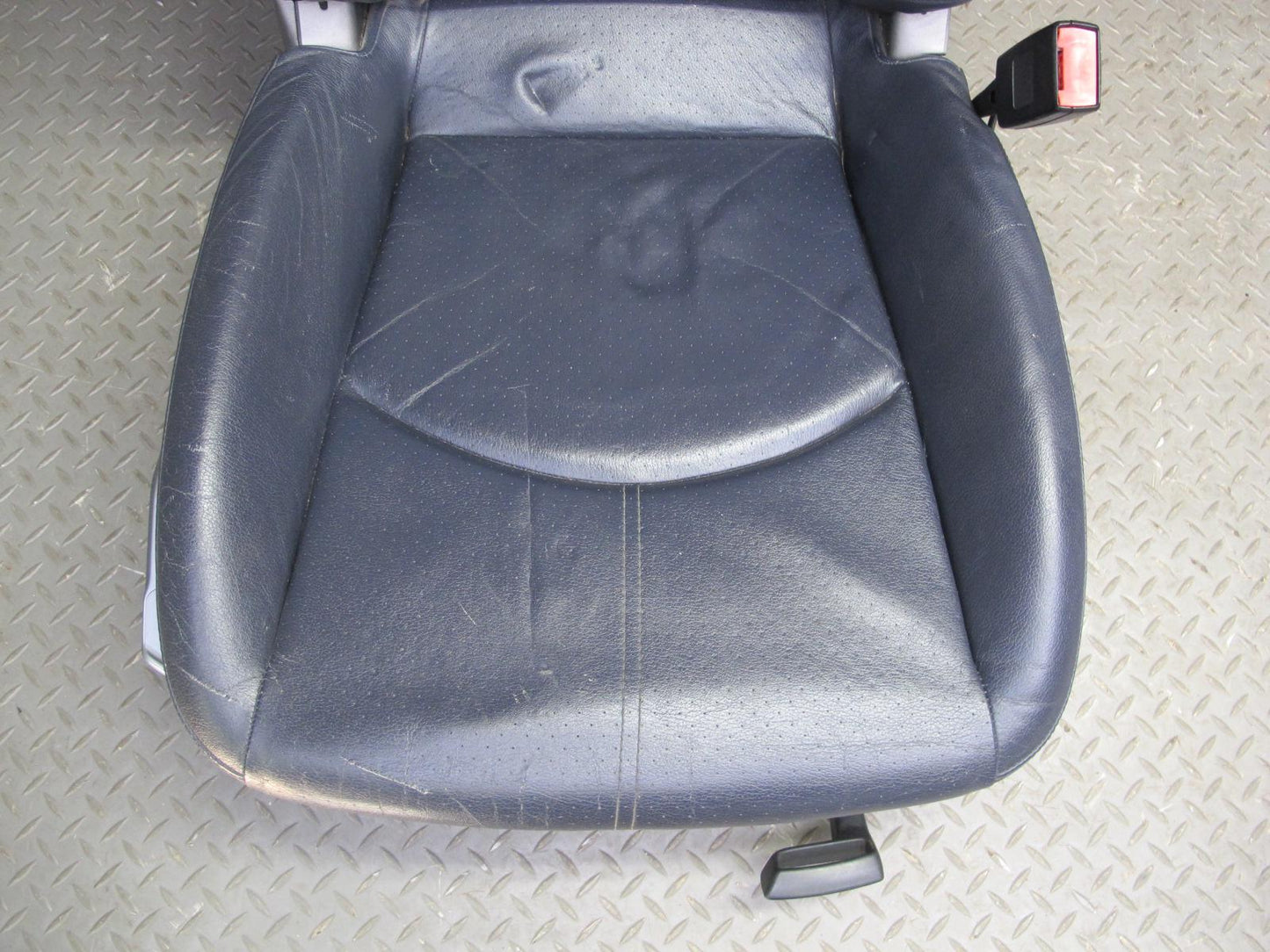 2005-2008 Porsche 911 997 Front Left & Right Leather Blue Seat Set of 2