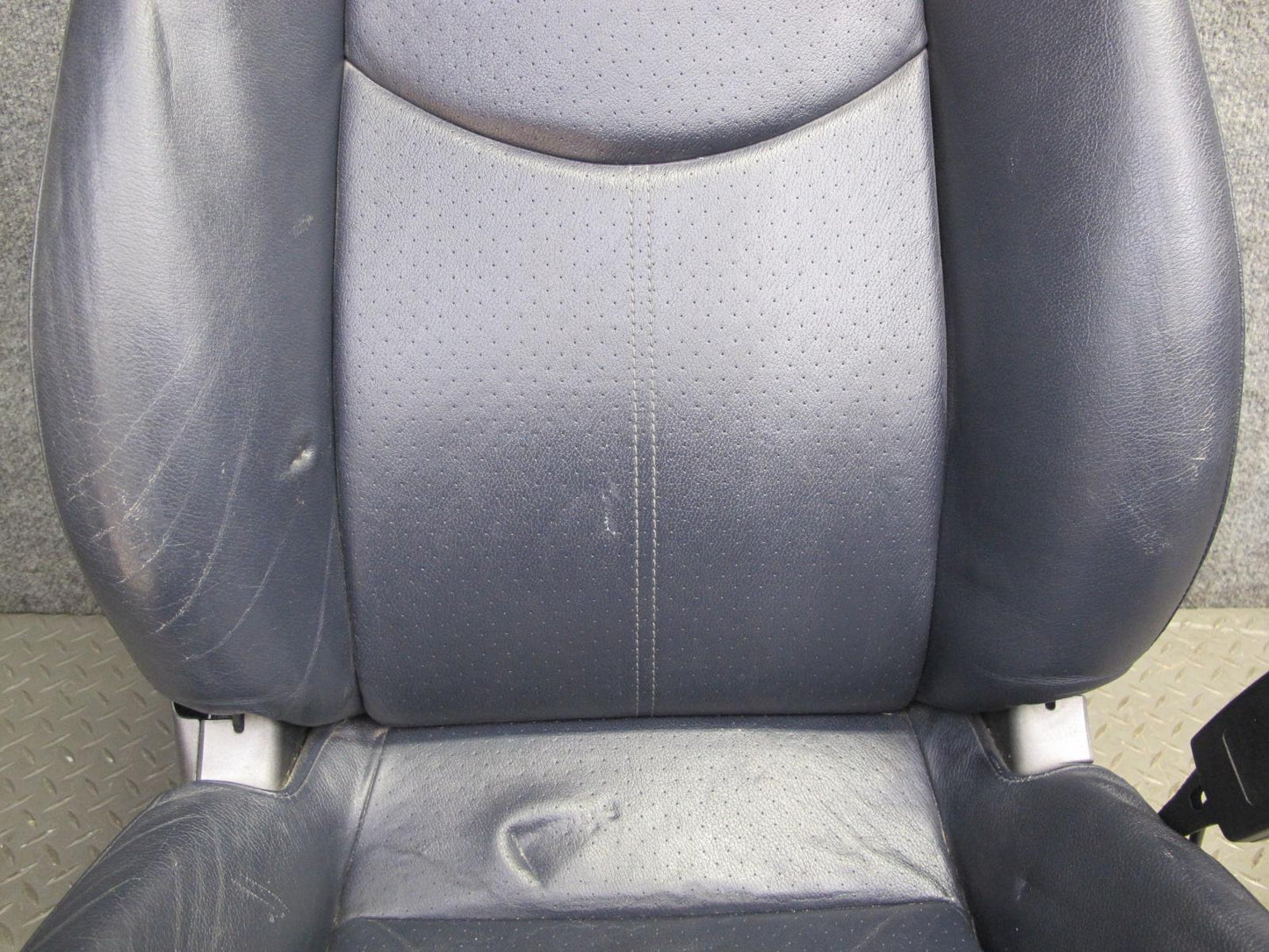 2005-2008 Porsche 911 997 Front Left & Right Leather Blue Seat Set of 2