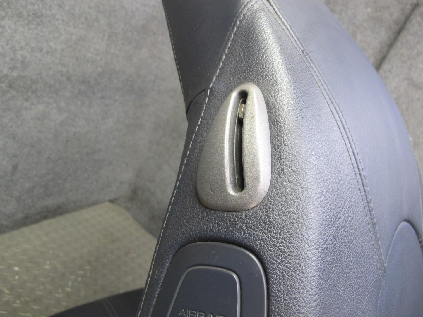 2005-2008 Porsche 911 997 Front Left & Right Leather Blue Seat Set of 2