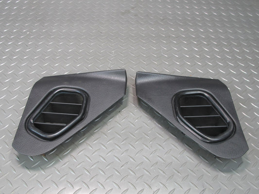 90-96 Nissan Z32 300ZX Set of 2 Dash END Trim Cover Panel Air Vent Black OEM