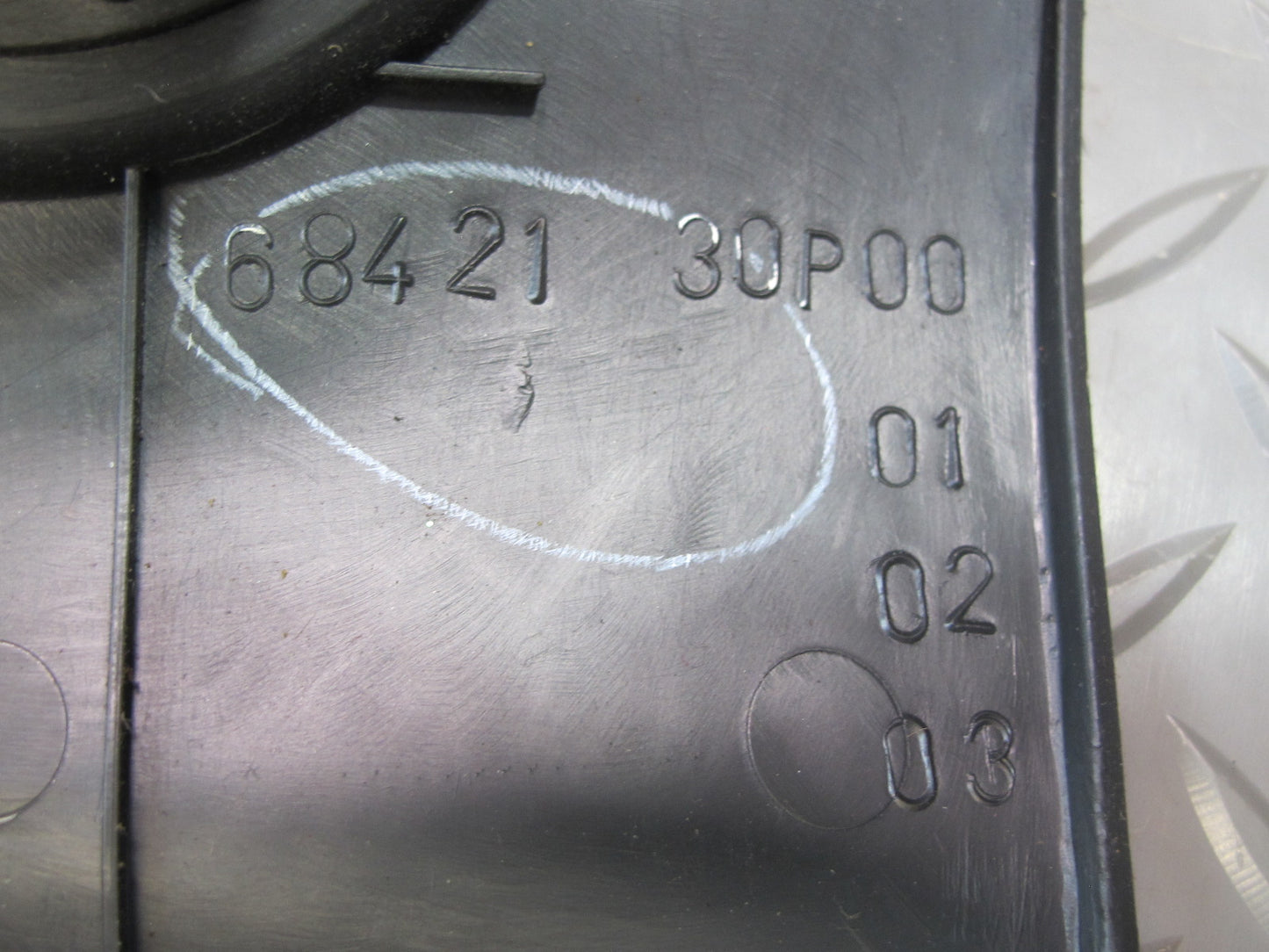 90-96 Nissan Z32 300ZX Set of 2 Dash END Trim Cover Panel Air Vent Black OEM