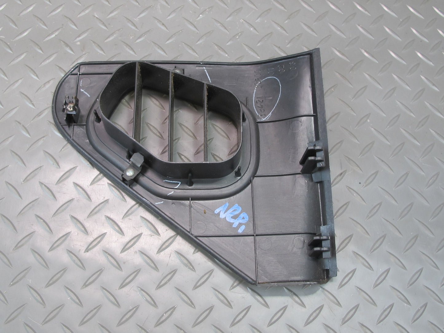 90-96 Nissan Z32 300ZX Set of 2 Dash END Trim Cover Panel Air Vent Black OEM