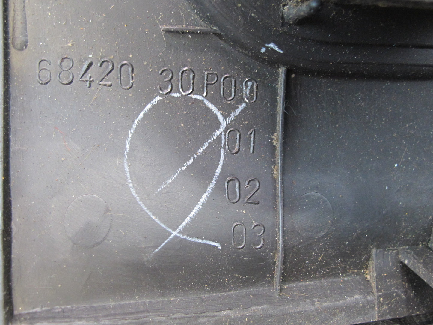 90-96 Nissan Z32 300ZX Set of 2 Dash END Trim Cover Panel Air Vent Black OEM