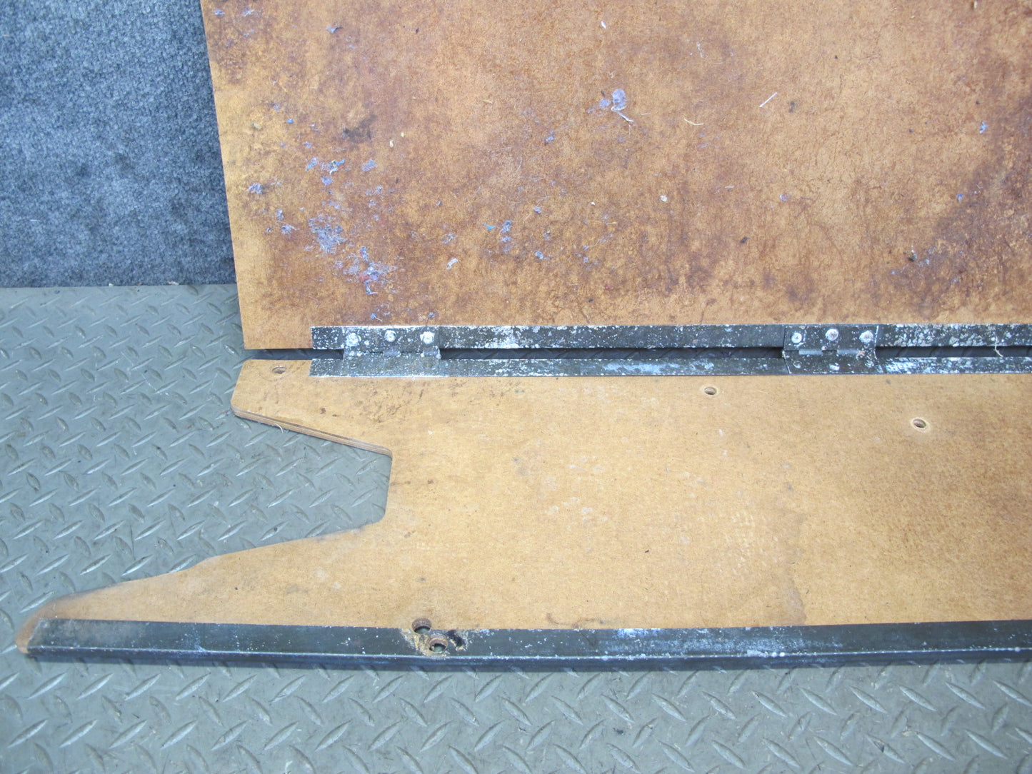 77-78 Datsun S30 280Z 2+2 Trunk Floor Cover Panel w Carpet Liner Set of 4 OEM