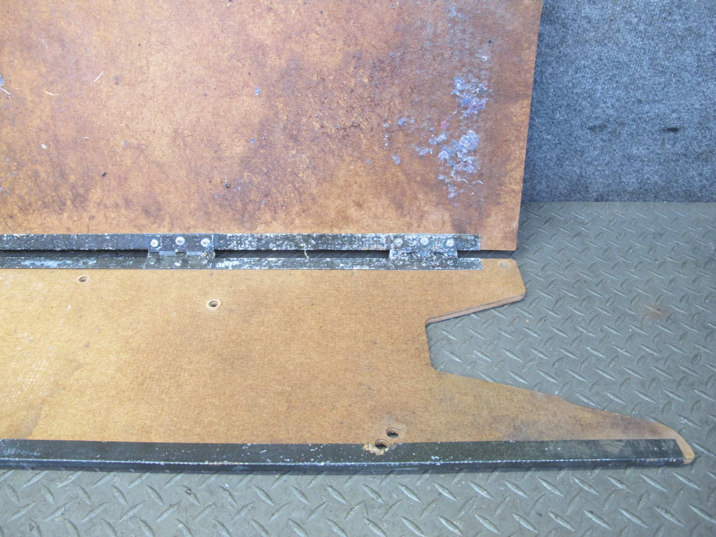 77-78 Datsun S30 280Z 2+2 Trunk Floor Cover Panel w Carpet Liner Set of 4 OEM