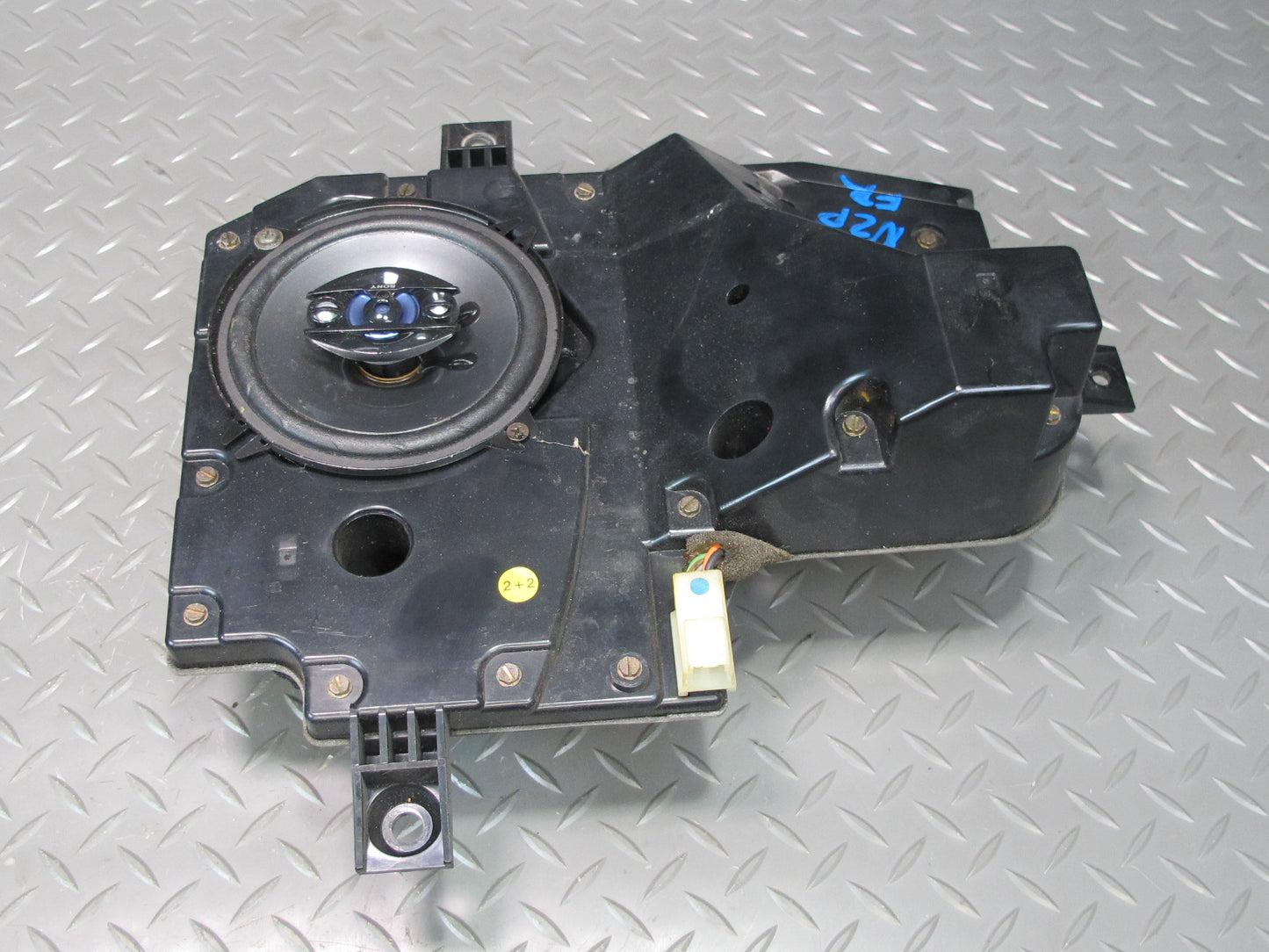 90-96 Nissan Z32 300ZX 2+2 Front Left & Right Door Sony Speaker w Housing Set