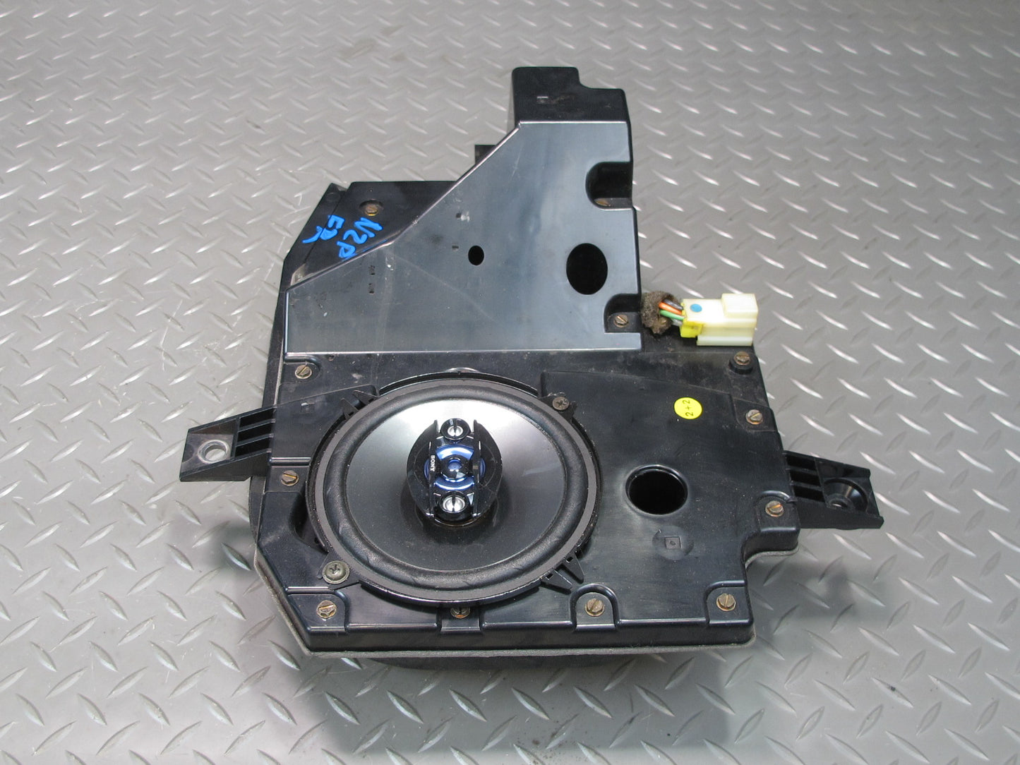 90-96 Nissan Z32 300ZX 2+2 Front Left & Right Door Sony Speaker w Housing Set